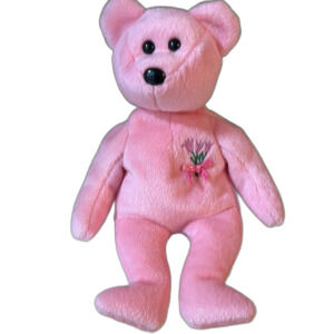 TY BEANIE BABY CUTE MUM THE PINK BEAR WITH NO HANG TAG PLUSH TOY